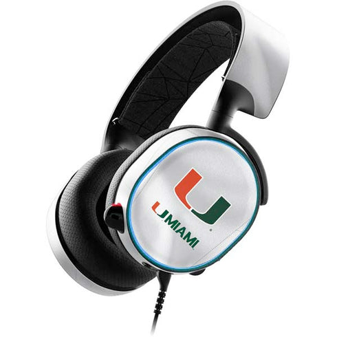 University of Miami White Jersey SteelSeries Arctis 3 Skin